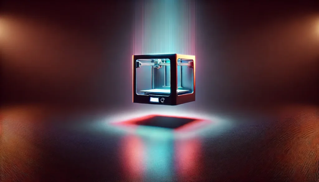 A 3D printer used for additive manufacturing