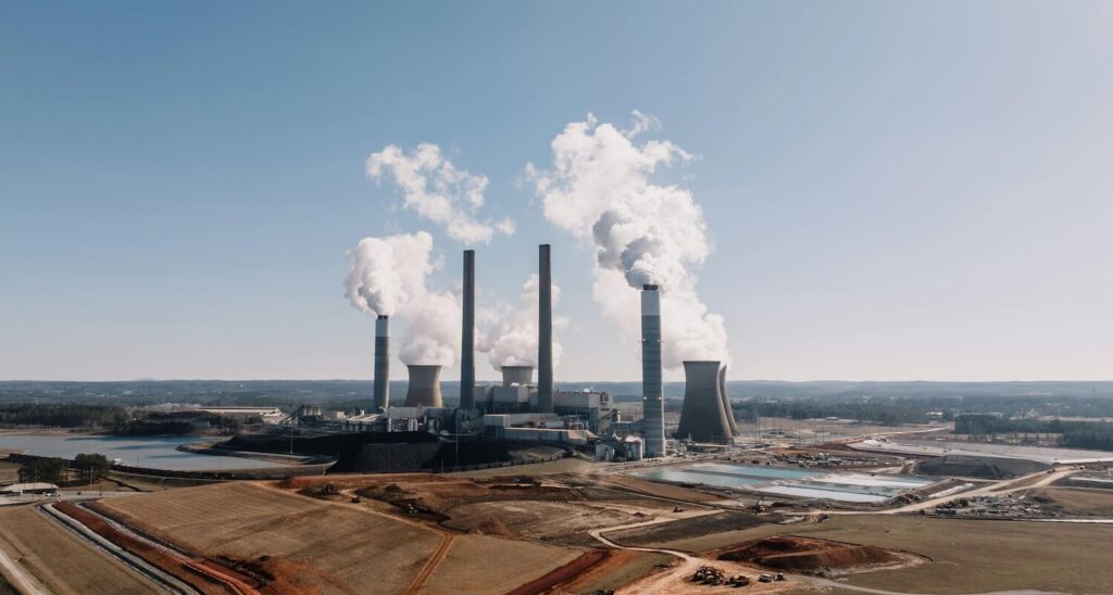 A power plant representing how a Nuclear Power Plant Operator is among the highest-paying trade jobs.