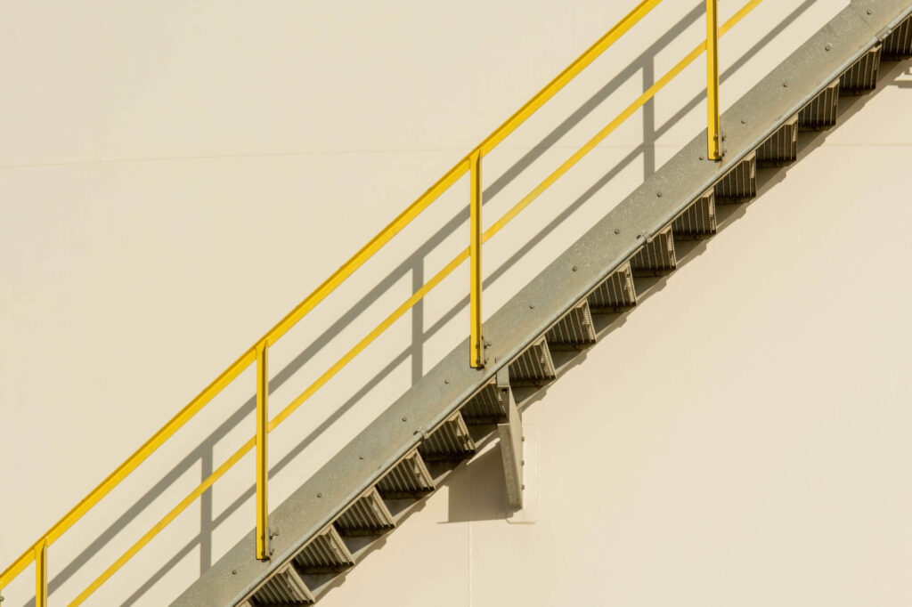 Stairs representing how workforce planning and strategic staffing can help elevate a company to new heights.
