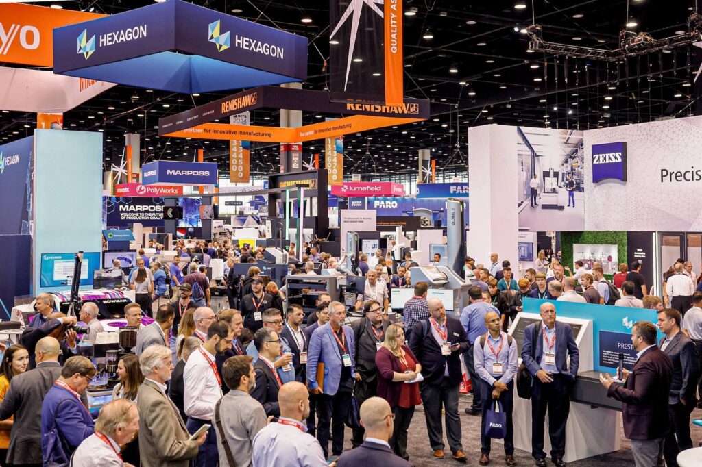 Crowds at IMTS 2024 representing the manufacturing conferences in 2026