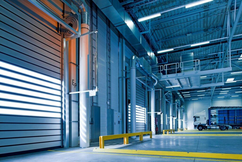 Expansive manufacturing facility representing employee retention strategies in manufacturing